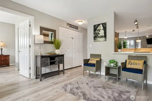 Large foyer entrance.