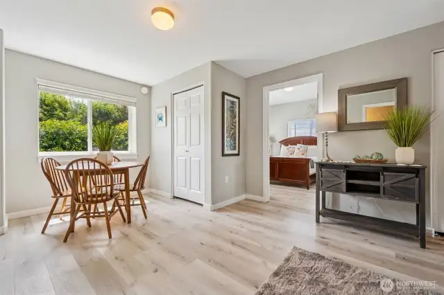 Mature landscape offers lots of privacy.
