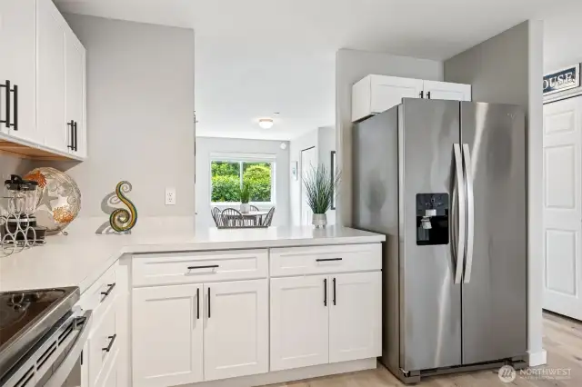 Lots of storage and counter space.