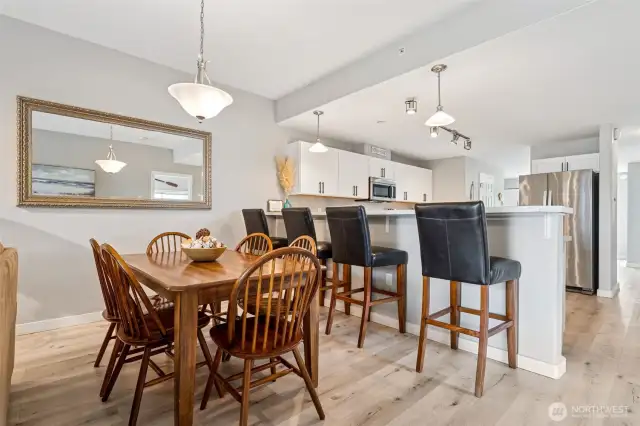 Dining room space