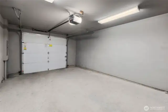 Spacious one car garage, easy to access