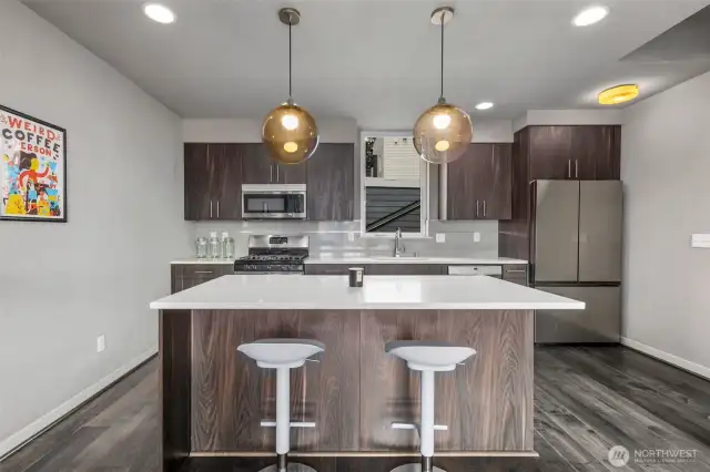 Kitchen with eating space