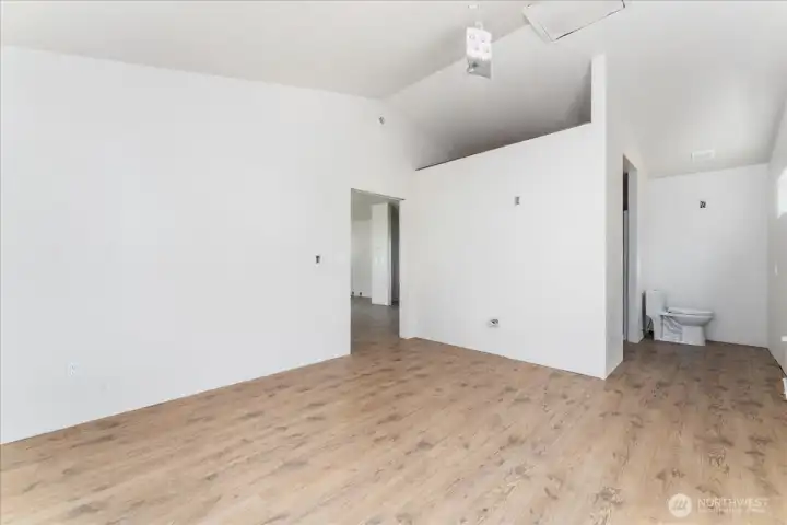 Primary bedroom with Primary Bathroom.