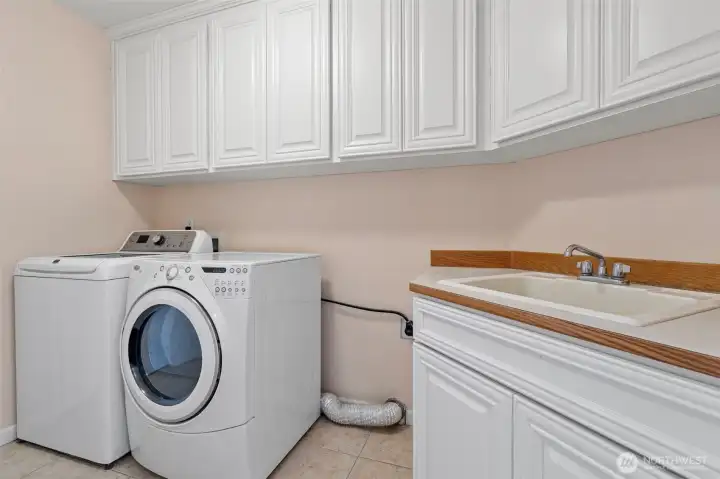 Utility Room with Storage & Sink