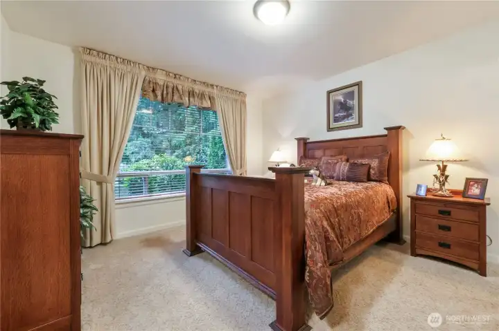 Convenient main-level primary bedroom