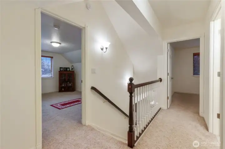 Upstairs discover 2 bedrooms + full bath and a generously sized bonus room