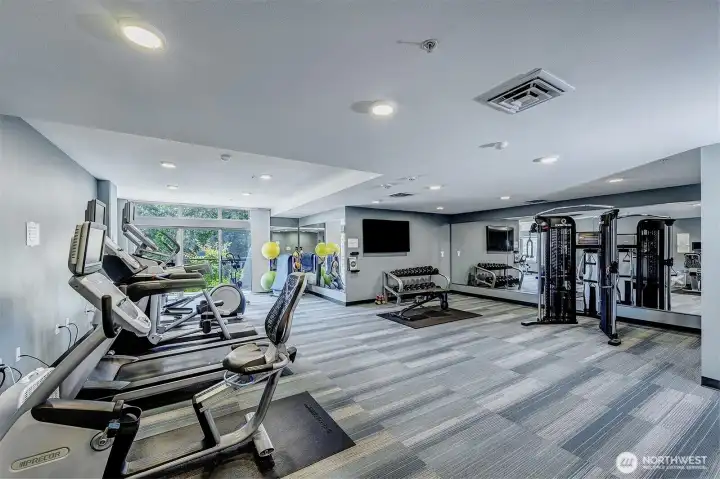 State of the art exercise facility.