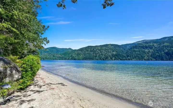 Sudden Valley Community has many wonderful public areas like this beach area.