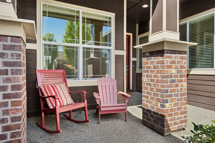 Covered front porch