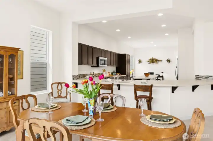 Large formal dining room
