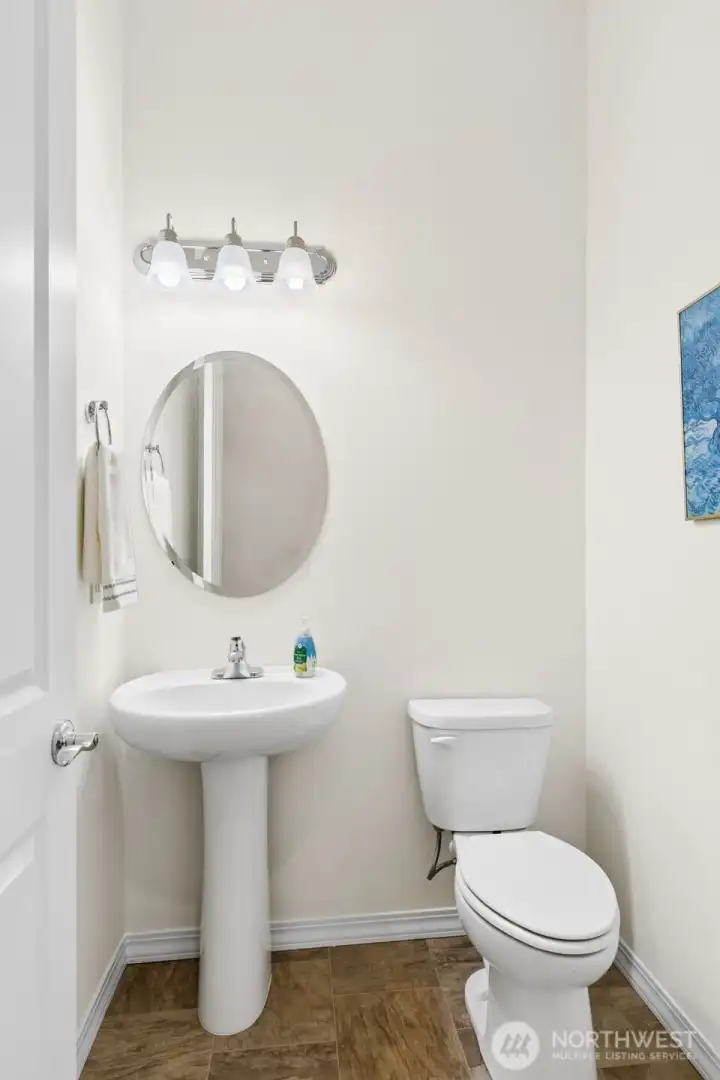 Additional half bath