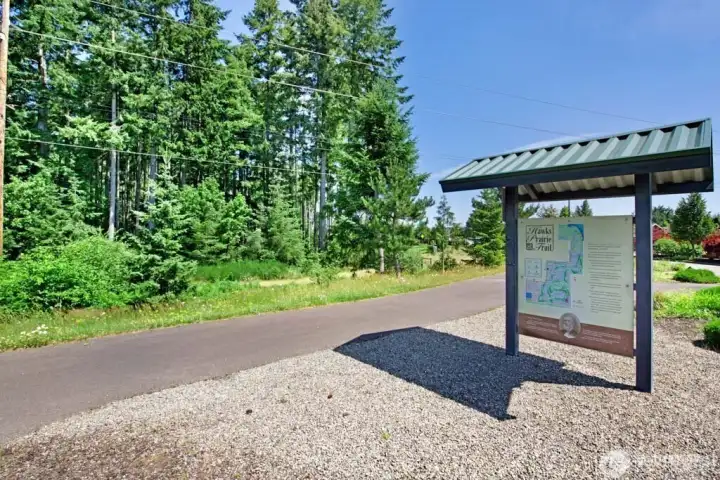 Miles of paved walking trails