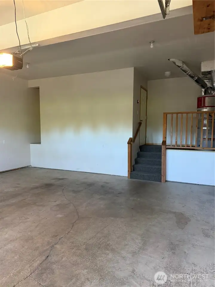 Large 2 car garage