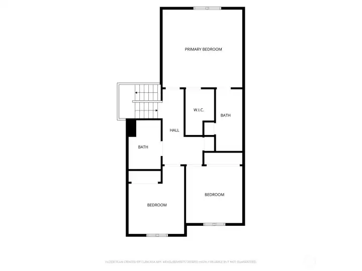 Upper floor of home