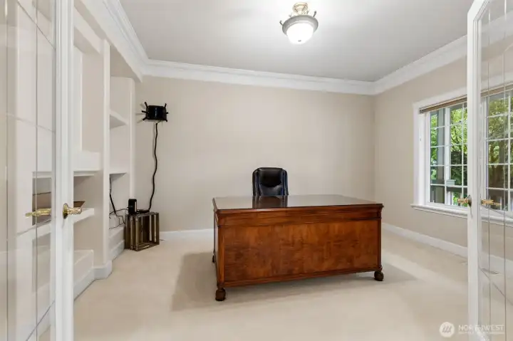 Office/Den with French Doors