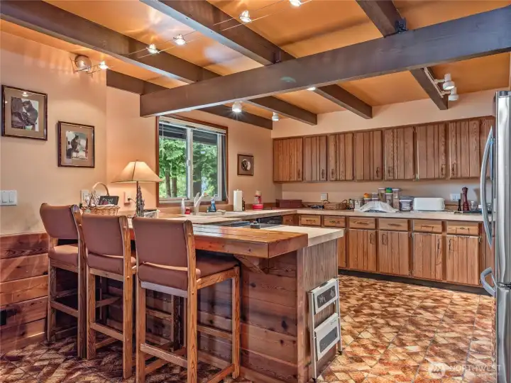 Eating area in kitchen