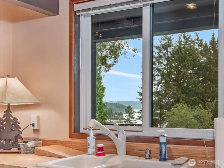 View from kitchen sink