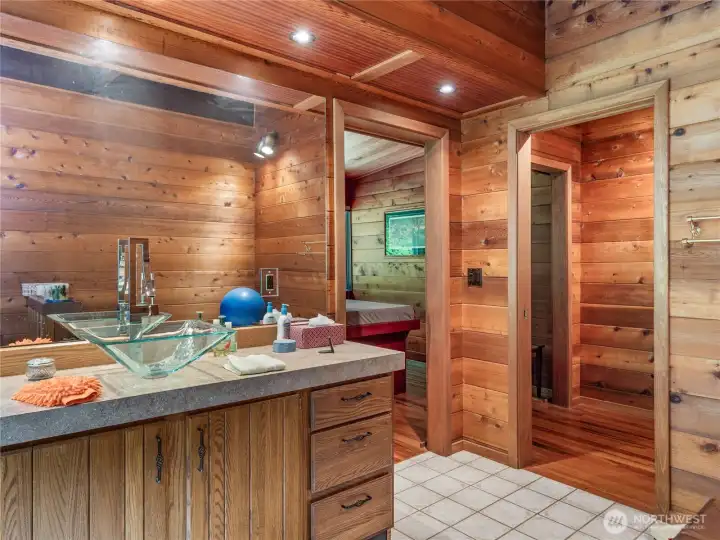 Down stairs  bathroom