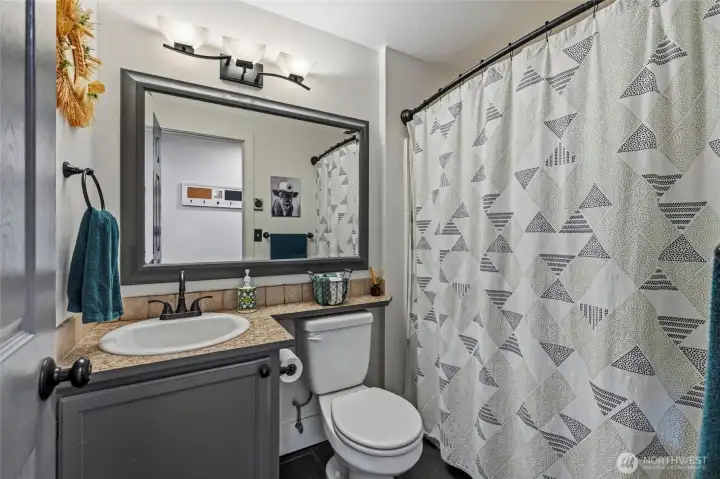 Main level guest bathroom