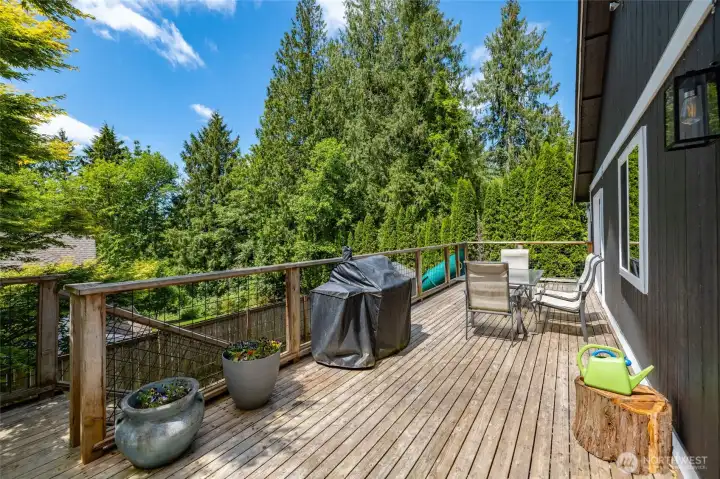 Nice big sunny deck