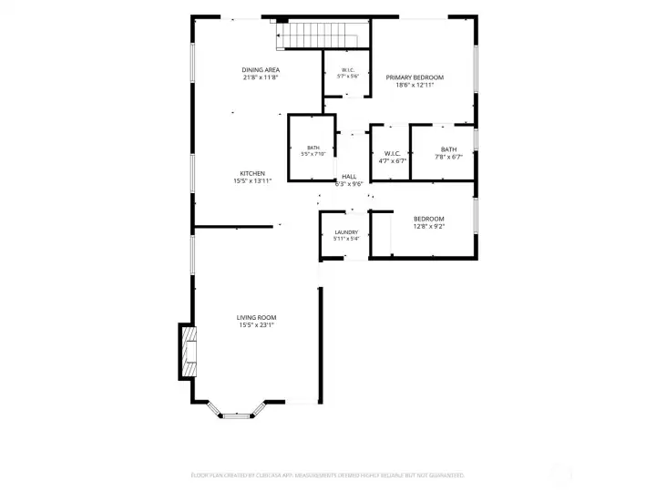 Main level floor plan