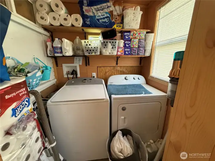 Laundry area on main level Laundry area on main level