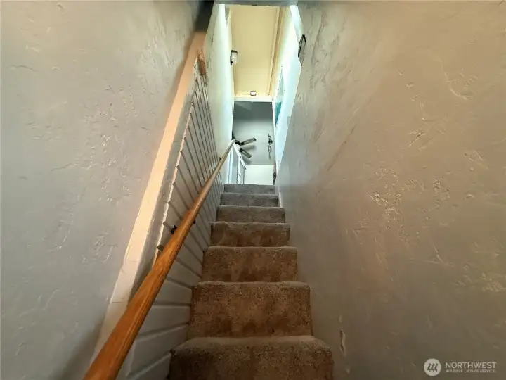 Stairway to 2nd level Stairway to 2nd level