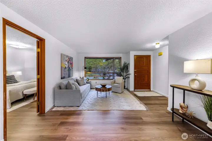 Primary Suite on the east end of the home. Primary Suite on the east end of the home.