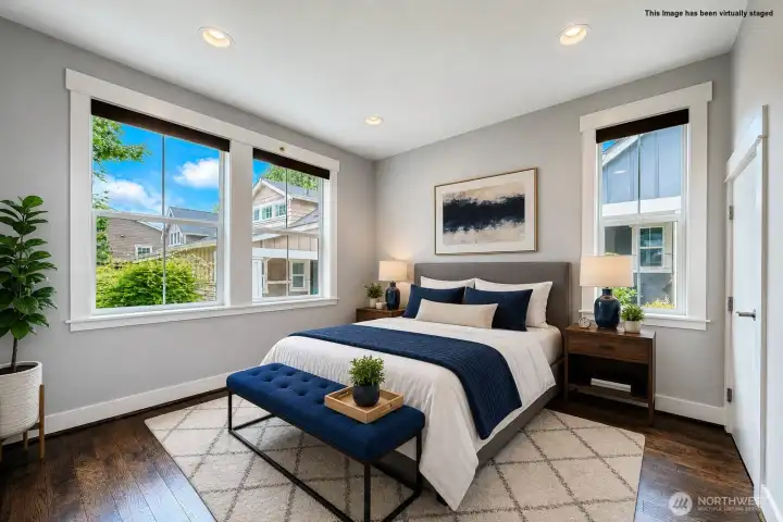 Main Floor Bedroom Virtually Staged