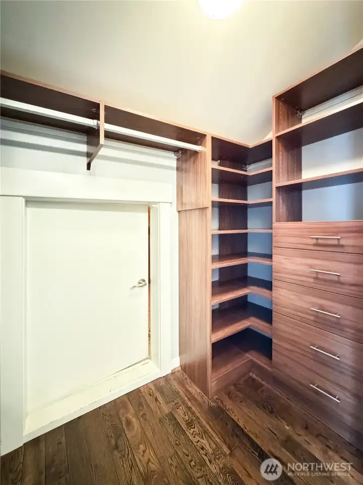 Second Floor Primary Walk In Closet