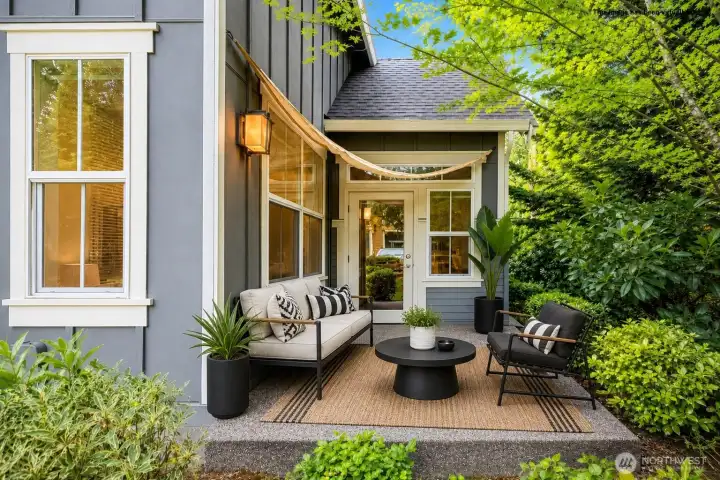 Back Patio Virtually Staged