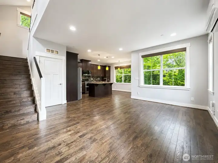 Open Concept Living Room / Kitchen / Dinning Area