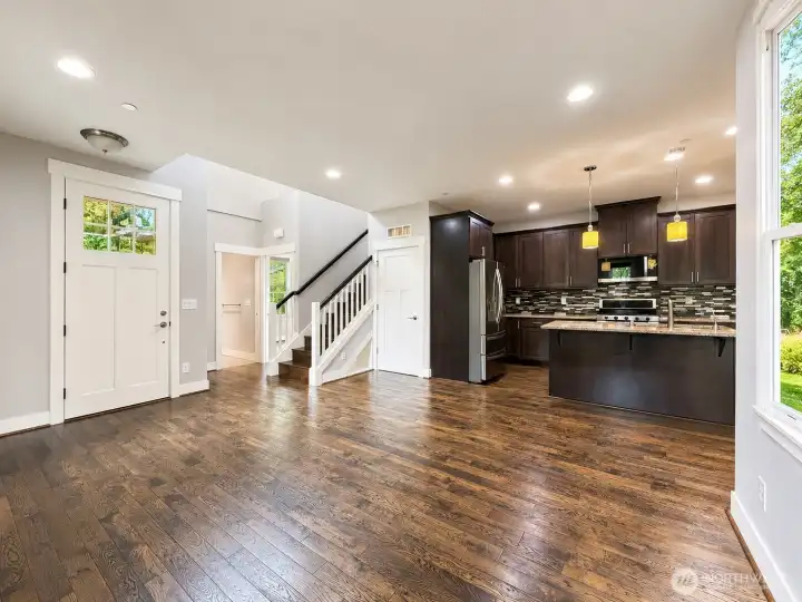Open Concept Living Room / Kitchen
