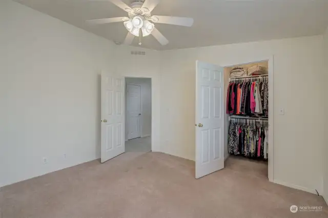 Bedroom #2 also has a nice closet with an organizer!