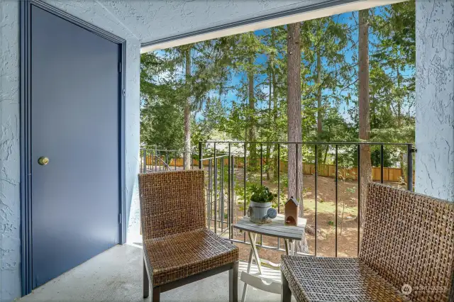 Storage Closet right out of your private balcony.