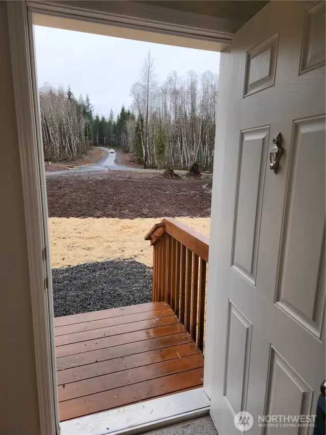 View looking out to front yard