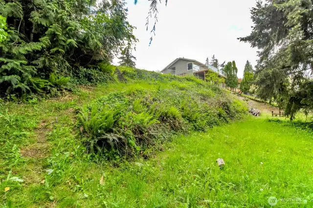 Middle of property