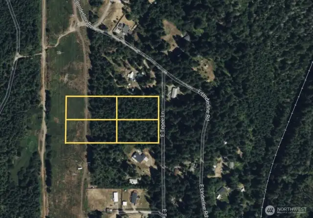 Aerial *lot lines are approximated