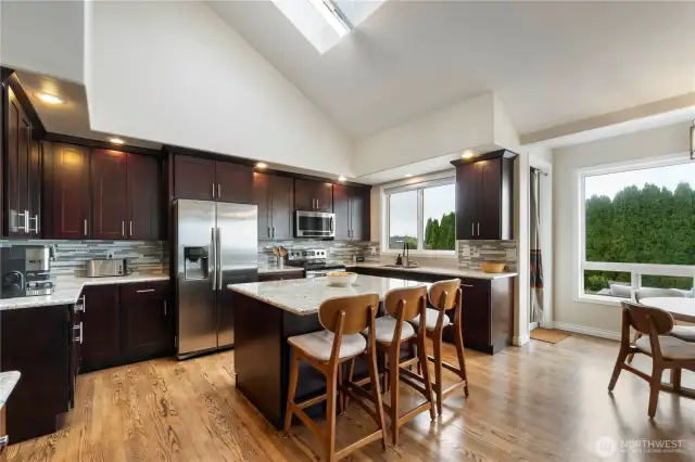 Enjoy cooking with a view!
