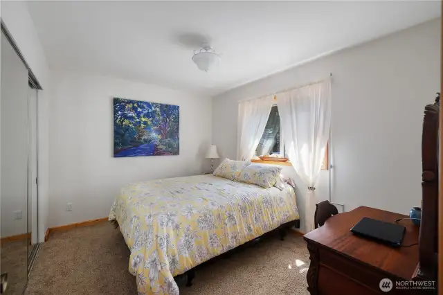Bedroom on the main floor.