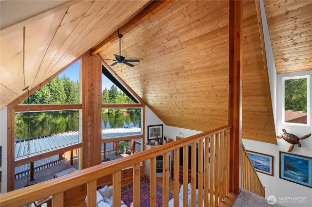View from the upper balcony and bedroom 2