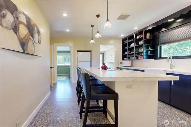 Marble countertops