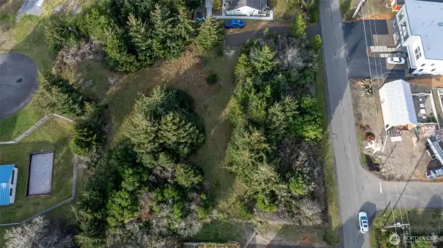 Sizable lot - build separate properties or combine the lot.