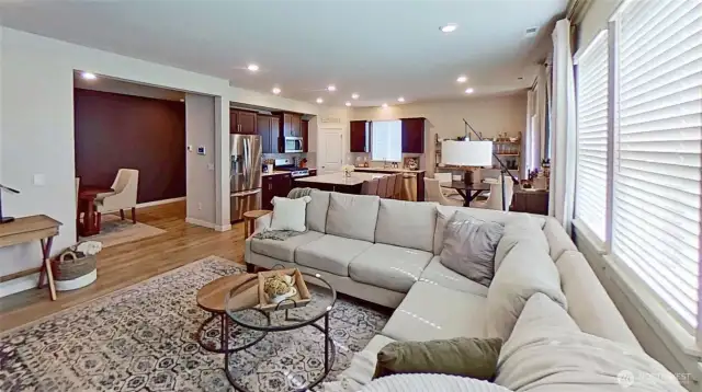 Great room floor plan