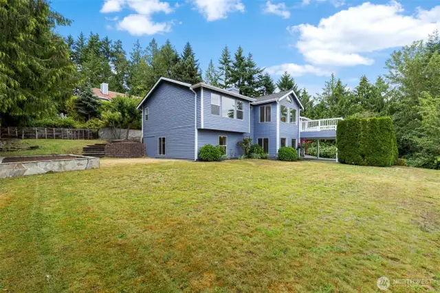 Welcome home to your serenity above the Sound. This beautifully maintained home showcases classic Northwest style, lush landscaping, privacy and peaceful views.