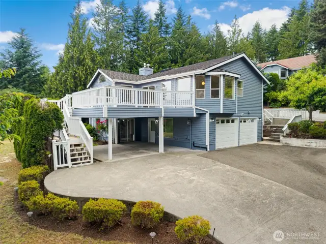 Enjoy ample parking with this oversized2 car garage, carport and driveway.