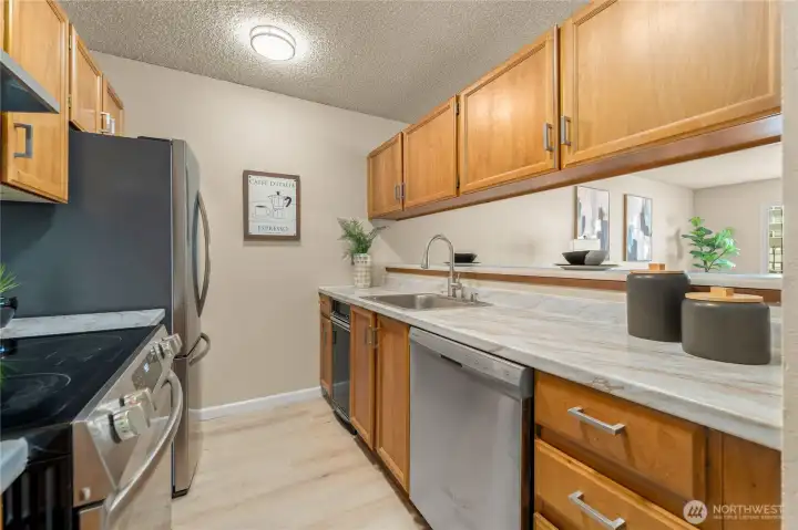 Open kitchen view