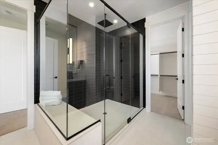 Walk in shower