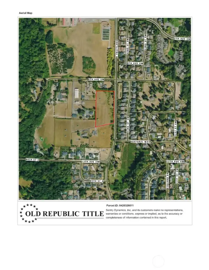 Aerial View of Parcel