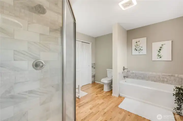 Primary Bath with separate shower